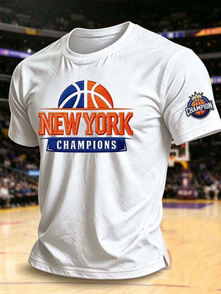 Men's New York Champions Short Sleeves T-shirt